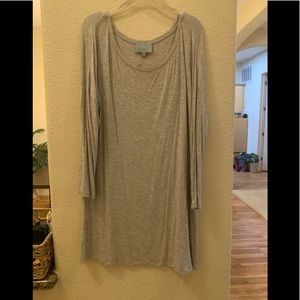 Gray tshirt dress